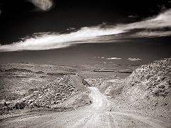 Desert Road Near Roosevelt Reservoir, AZ � Dave Hickey